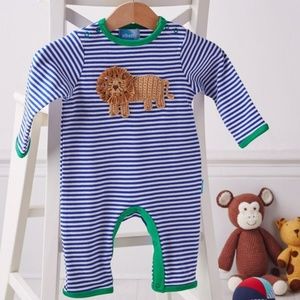 Albetta Premium Lion Crochet Romper 0-3M